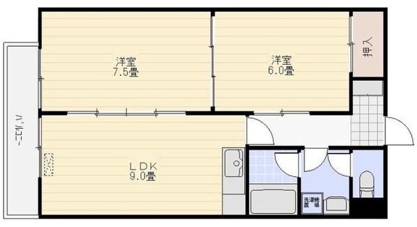 アルカディア・エルの物件間取画像